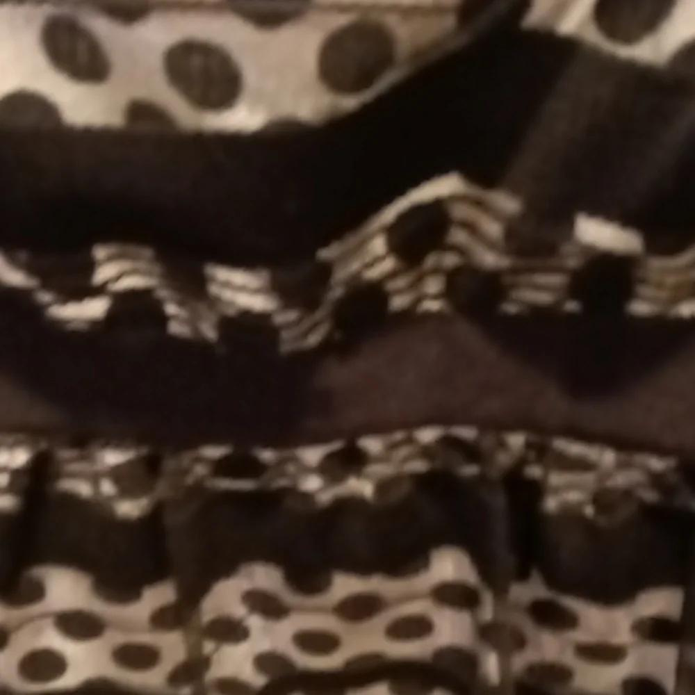 FINAL PRICE NWOT Jessica Simpson black/ white sheer polkadot dress w 20" zipper - Picture 8 of 16